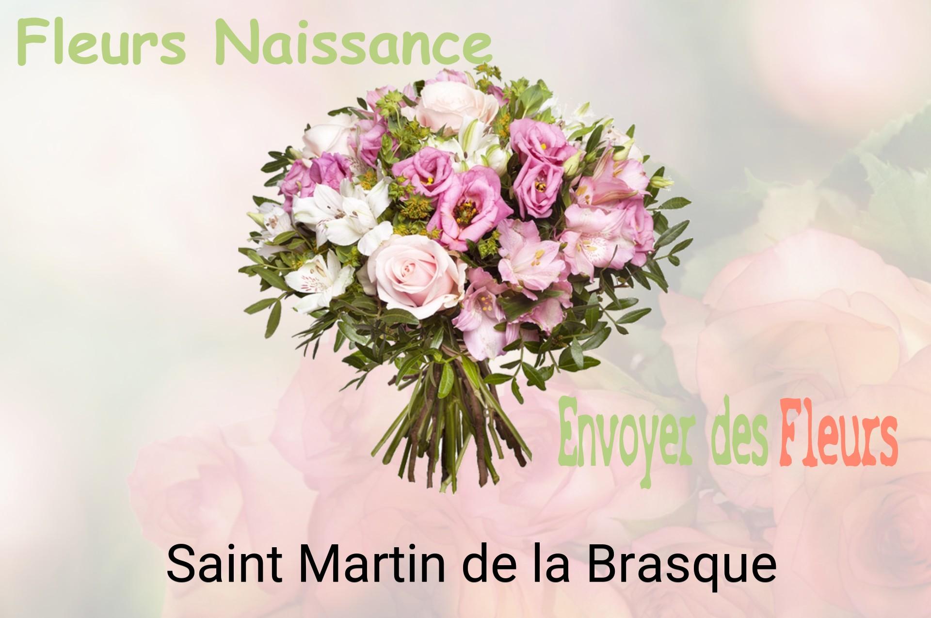 Bouquet de fleurs de naissance livré à Saint-Martin-de-la-Brasque